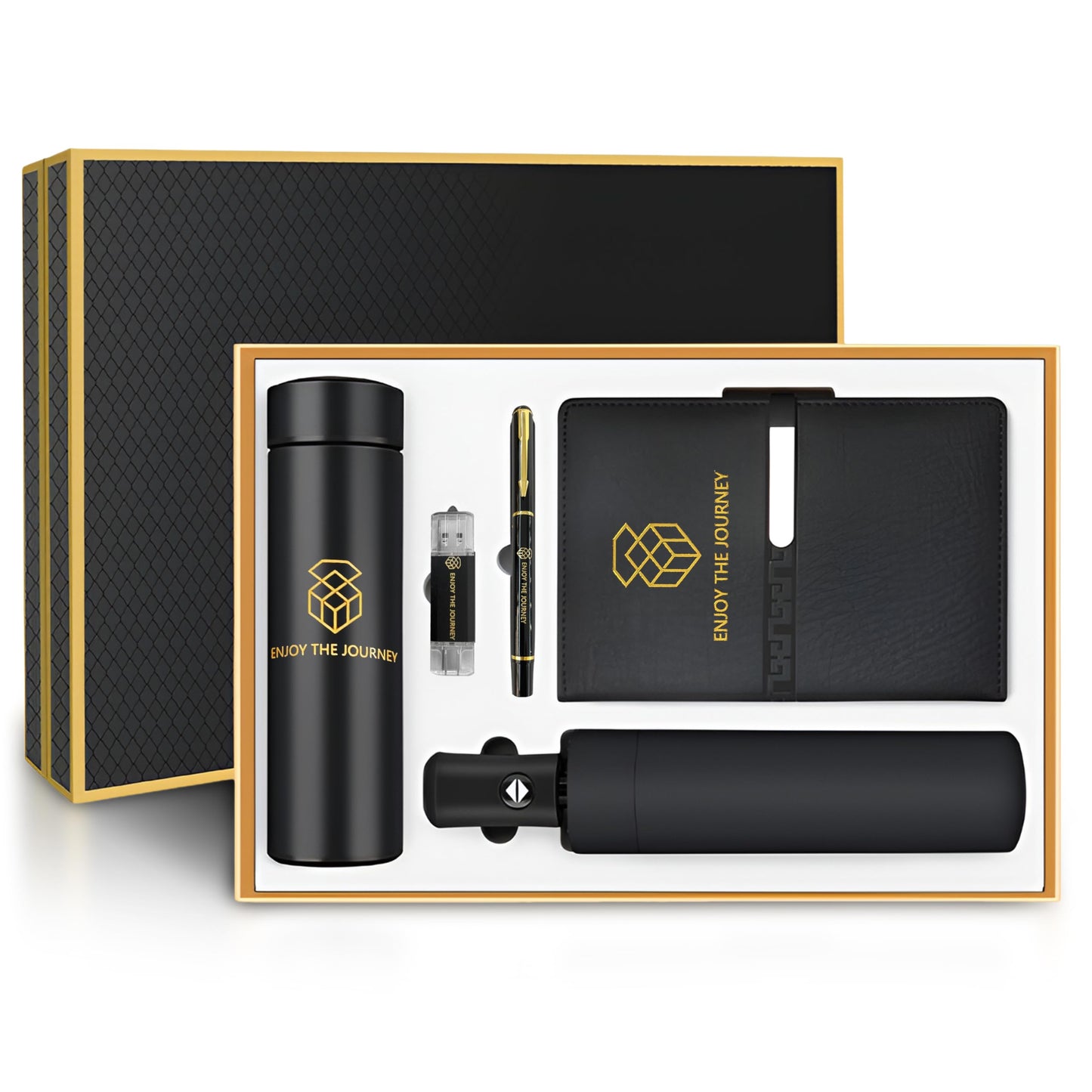 The Prestige Box Enjoy the Journey Premium Gift Box for Corporate Office Business Birthdays Anniversary Special Events Employee Appreciation Gifts Bulk Thank You Gifts for Men Women Dad Mom Uncle Work Gifts