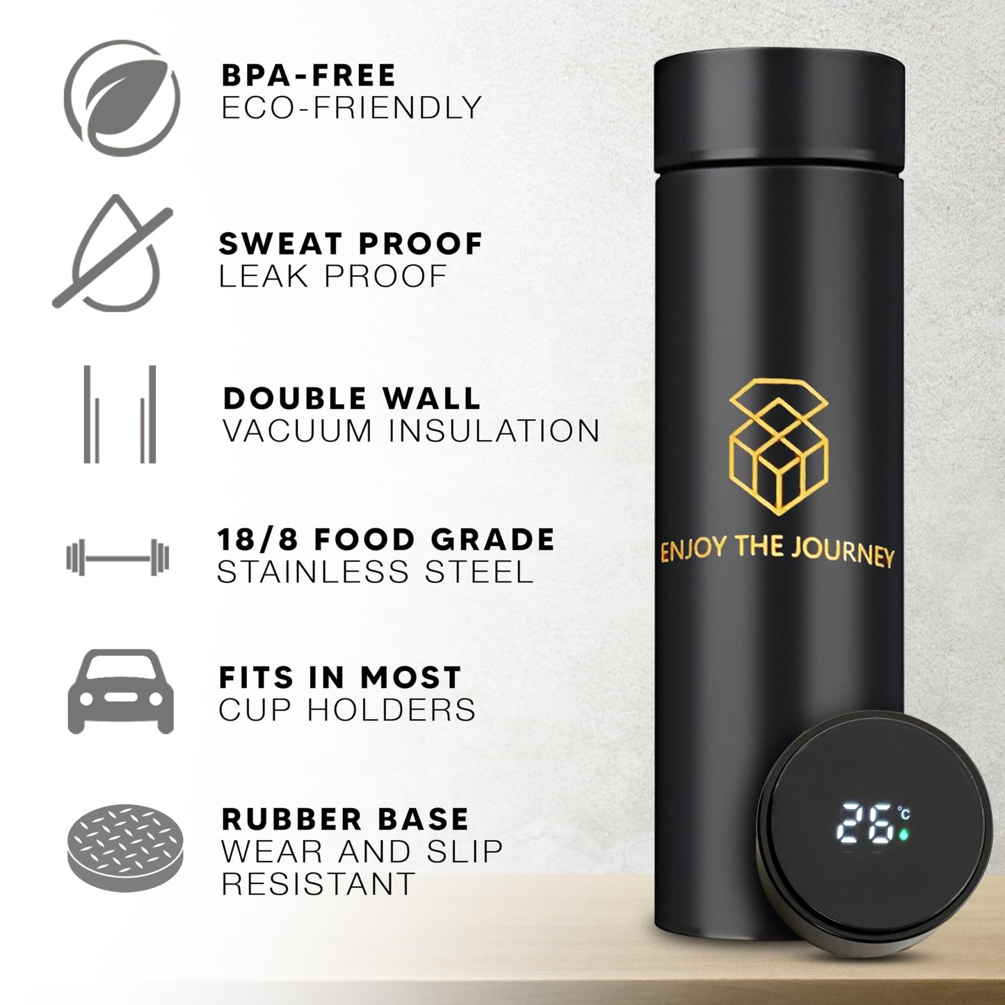 The Prestige Box Enjoy the Journey Premium Gift Box for Corporate Office Business Birthdays Anniversary Special Events Employee Appreciation Gifts Bulk Thank You Gifts for Men Women Dad Mom Uncle Work Gifts